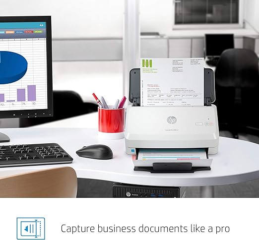 Scanner HP Scanjet Pro 2000 s2, 600 x 600DPI, Escáner Color, Escaneado Dúplex, USB, Negro/Blanco
SKU: 6FW06A