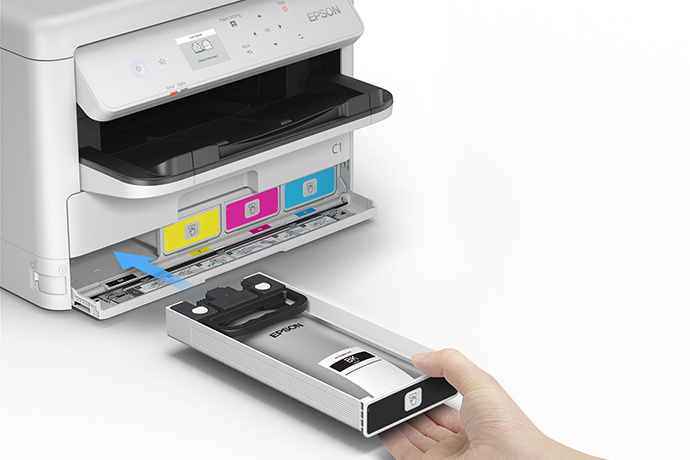Impresora WorkForce Pro WF-C5390, Color, Tinta Continua, Sistema de bolsas de Tinta, Usb, Wifi, 33ppm Negro, 15ppm Color SKU: C11CK25301