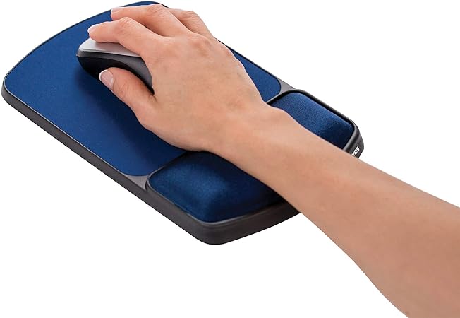 Mouse Pad Fellowes Gel Con Descansa Muñecas Color Zafiro SKU: 9874106