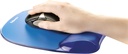Mouse Pad Fellowes con Reposamuñecas de Gel Crystal Color Azul SKU: 91141
