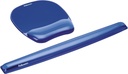 Mouse Pad Fellowes con Reposamuñecas de Gel Crystal Color Azul SKU: 91141