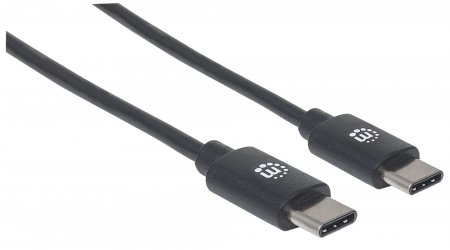 Manhattan USB C Macho - USB C Macho, 2 Metros, Negro Tipo C SKU: 354905