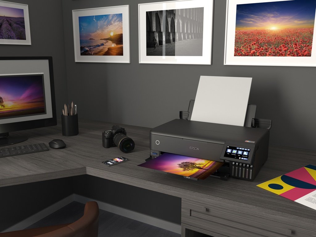 Impresora Multifuncional Epson L8180, PPM 32 NEGRO/32 COLOR, Tinta Continua, ECOTANK, USB, RED, WIFI, CD/DVD, FOTOGRAFICA, DOBLE CARTA, TABLOIDE SKU: C11CJ21301 A3