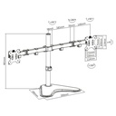 Soporte Monitor de Escritorio OVME-D1332 Soporte DUAL de Escritorio para 2 Monitores LCD de 13inch a 32inch (Resistencia 8kgs) Marca Ovaltech SKU: OVME-D1332