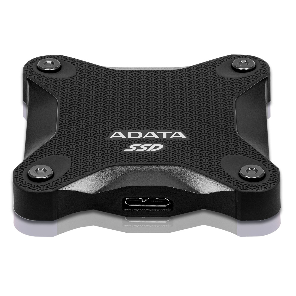 SSD Unidad de Estado Sólido externo ADATA SD600Q de 480GB, USB 3.1. Color Azul. SKU: ASD600Q-480GU31-CBK
