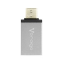 Vorago Adaptador USB-C Macho - USB 3.0 Hembra, Gris SKU: ADP-101 TIPO C