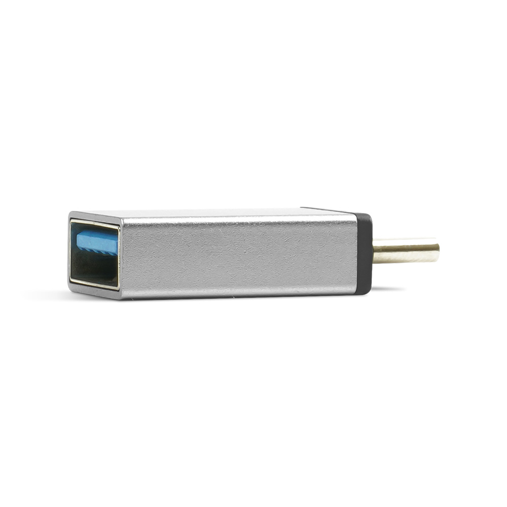 Vorago Adaptador USB-C Macho - USB 3.0 Hembra, Gris SKU: ADP-101 TIPO C