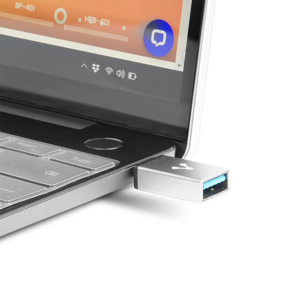 Vorago Adaptador USB-C Macho - USB 3.0 Hembra, Gris SKU: ADP-101 TIPO C
