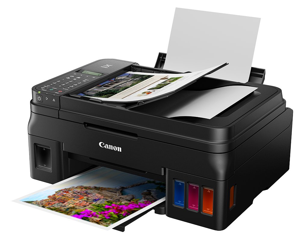 Multifuncional Canon PIXMA G4100 Color, Sistema de Tinta Continua Impresora Copiadora Fax SKU: 1515C004