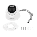 Cámara Domo Turret TURBOHD 3K (5 Megapixel) / Micrófono Integrado / Lente 3.6 mm / Imagen a Color 24/7 (ColorVu) / 40 mts Luz Blanca / Exterior IP67 / dWDR / 4 Tecnologías SKU: DS-2CE72KF0T-FS