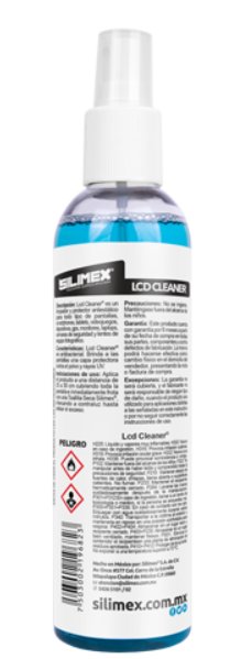 Limpiador de pantallas Antiestático, Liquido, Presentación con Atomizador de 250 ml, Para Superficies Externas Como Laptops, Tablets, Smart tv´s, smartphones). SKU: LCD-CLEANER-250
