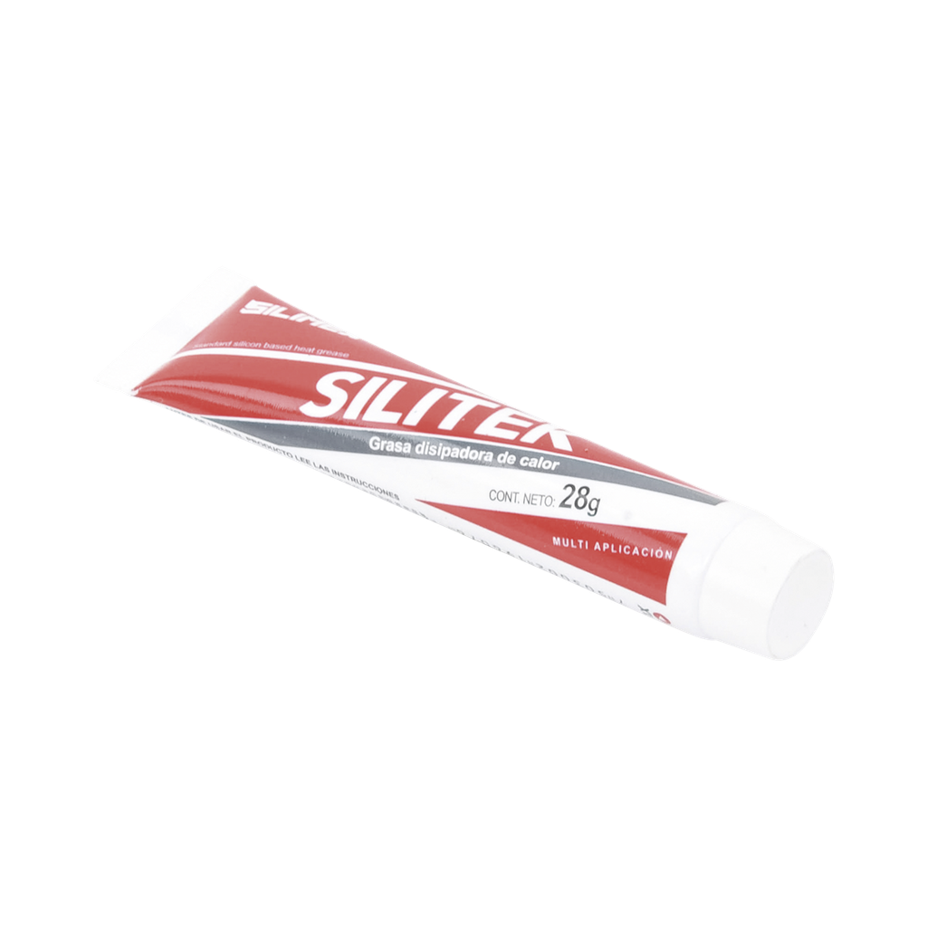 SiliTek Grasa Disipadora de Calor Aislante Eléctrico Para Procesadores, previene corrosión por humedad en instalaciones al exterior, soporta de -20 hasta 220ºC, 28 Gramos SKU: SILITEK