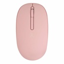 Mouse Perfect Choice Óptico Whisper, RF Inalámbrico, USB-C, 1000DPI, Rosa SKU: PC-045182