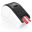 Brother QL800, Impresora de Etiquetas, Térmica Directa, 300 x 600 DPI, USB 2.0, Wifi, Wifi Direct, Blanco/Negro Corte Automático, Hasta 110 Etiquetas por Minuto SKU:  QL-
810W