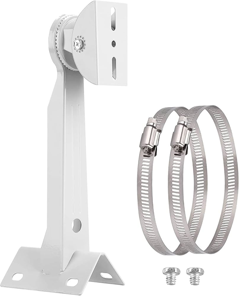 Soporte de aro de monitoreo de circuito cerrado, soporte de aro de poste de cámara, soporte de monitoreo para exteriores, soporte de esquina de pared externo