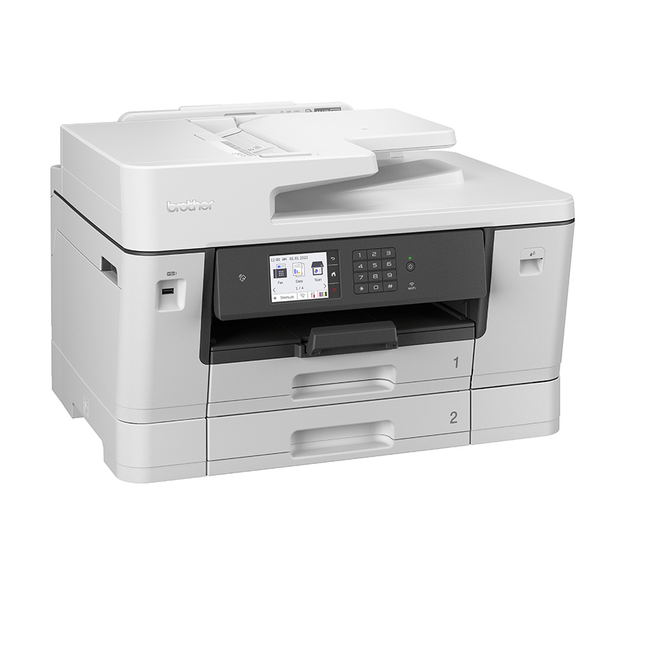 Multifuncional Brother MFCJ6940DW Inyección de Tinta, Doble Carta, Impresión Dúplex, Tabloide, A3, Impresora, Copiadora, Escaner, Fax, Wifi, Ethernet, Bypass 100 Hojas, 35ppm Negro, 27ppm Color SKU: MFC-J6940DW
