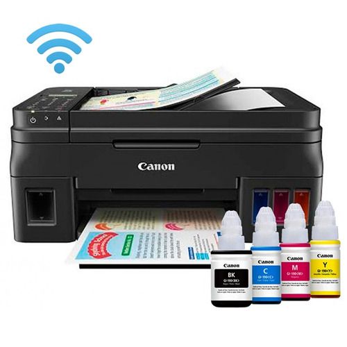 Multifuncional Canon PIXMA G4100 Color, Sistema de Tinta Continua Impresora Copiadora Fax SKU: 1515C004