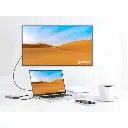 BRobotix Docking Station 5 en 1 USB C, 2x USB 3.0, 1x HDMI, 1x RJ-45, 1x USB C, Plata SKU: 6000694 (copia)