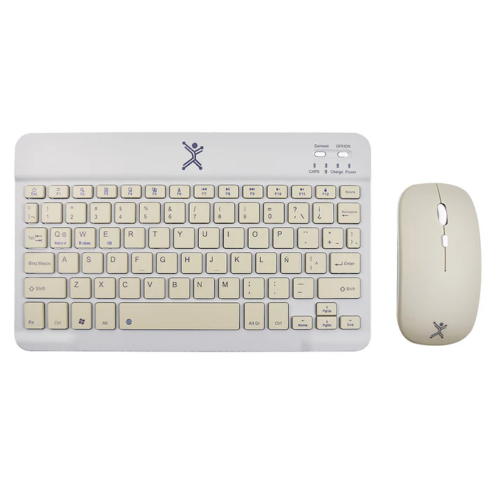 Kit de Teclado y Mouse Perfect Choice Genova, Inalámbrico, RF Inalámbrico + Bluetooth, Negro (Español) KB-1012 SKU: PC-201250