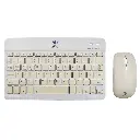 Kit de Teclado y Mouse Perfect Choice Genova, Inalámbrico, RF Inalámbrico + Bluetooth, Negro (Español) KB-1012 SKU: PC-201250