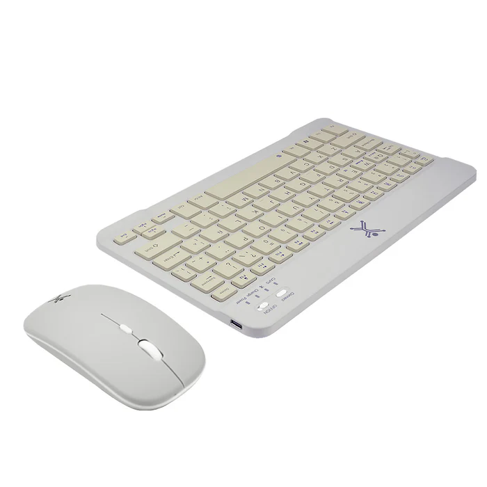 Kit de Teclado y Mouse Perfect Choice Genova, Inalámbrico, RF Inalámbrico + Bluetooth, Negro (Español) KB-1012 SKU: PC-201250