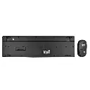 Kit de Teclado y Mouse Perfect Choice Dust, Inalámbrico, USB, Negro (Español) Antiderrames KB-1015 SKU: PC-201281