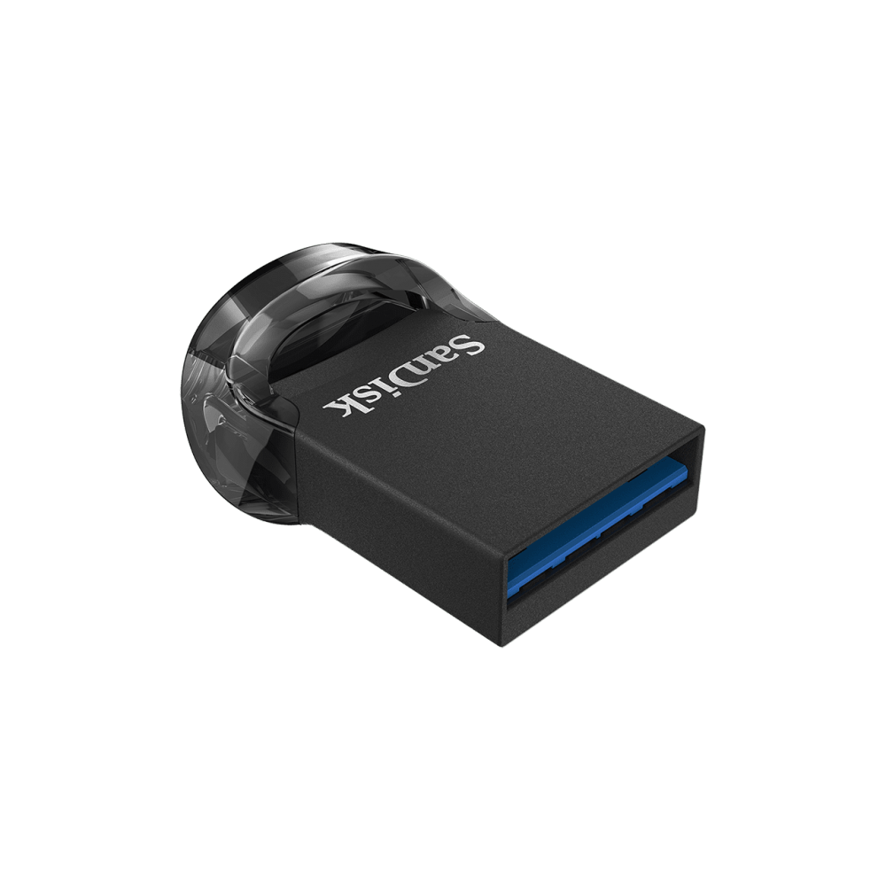 Memoria USB SanDisk Ultra Fit, 128GB, USB 3.0, Lectura 130MB/s, Negro SKU: SDCZ430-128G-G46
