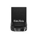Memoria USB SanDisk Ultra Fit, 128GB, USB 3.0, Lectura 130MB/s, Negro SKU: SDCZ430-128G-G46
