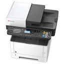 Multifuncional Kyocera ECOSYS M2540DW Blanco y Negro, Láser, Inalámbrico, Impresora, Copiadora, Escáner, Fax, Wifi Cama plana oficio Impresion a doble cara SKU: M2540DW 