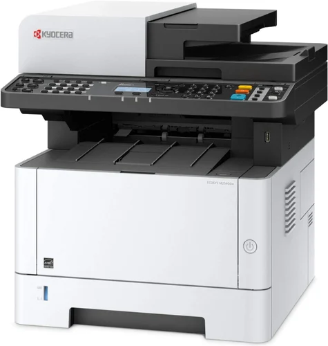Multifuncional Kyocera ECOSYS M2540DW Blanco y Negro, Láser, Inalámbrico, Impresora, Copiadora, Escáner, Fax, Wifi Cama plana oficio Impresion a doble cara SKU: M2540DW 