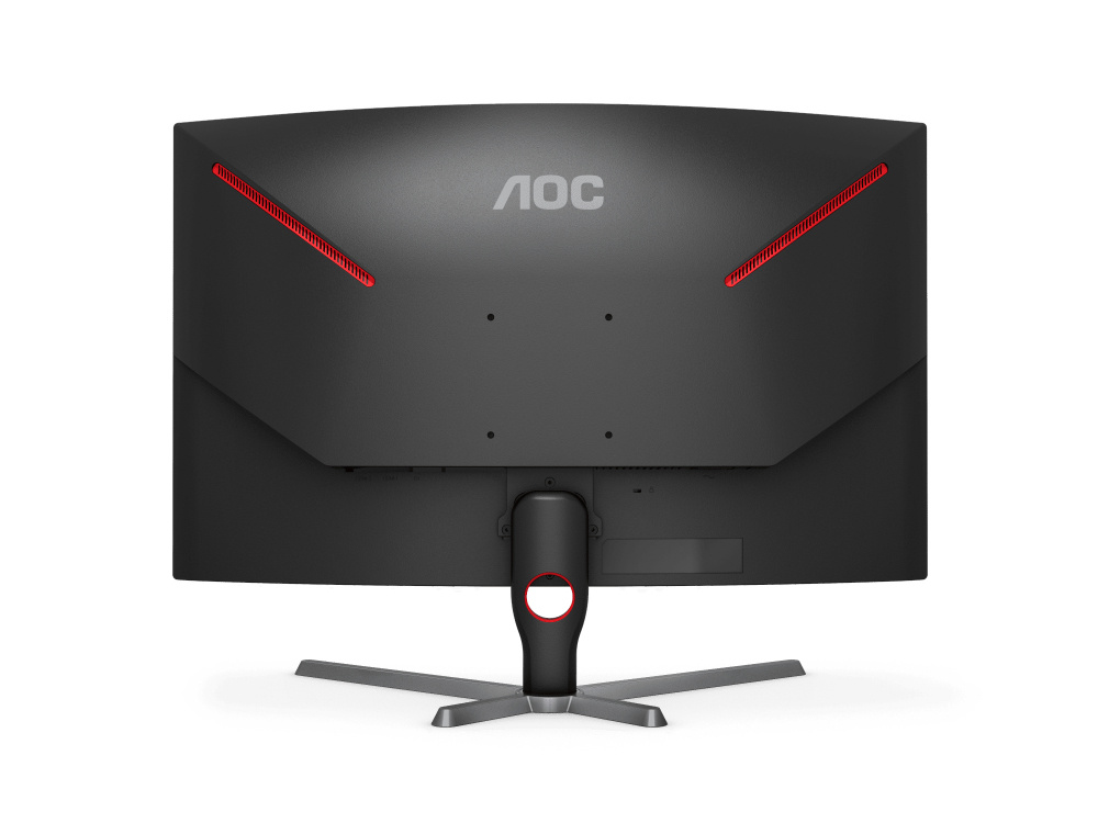 Monitor Gamer Curvo AOC C32G3E LED 31.5", Full HD, FreeSync, 165Hz, HDMI/DisplayPort, Negro/Rojo SKU: C32G3E