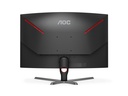 Monitor Gamer Curvo AOC C32G3E LED 31.5", Full HD, FreeSync, 165Hz, HDMI/DisplayPort, Negro/Rojo SKU: C32G3E