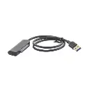 Cable Adaptador SATA a USB 3.0 | SATA 3.0/2.0 | Soporta HDD y SSD de 2.5" | Soporta S.M.A.R.T, TRIM, UASP | No Requiere Adaptador de Corriente | Cable 50 cm. SKU: 70609