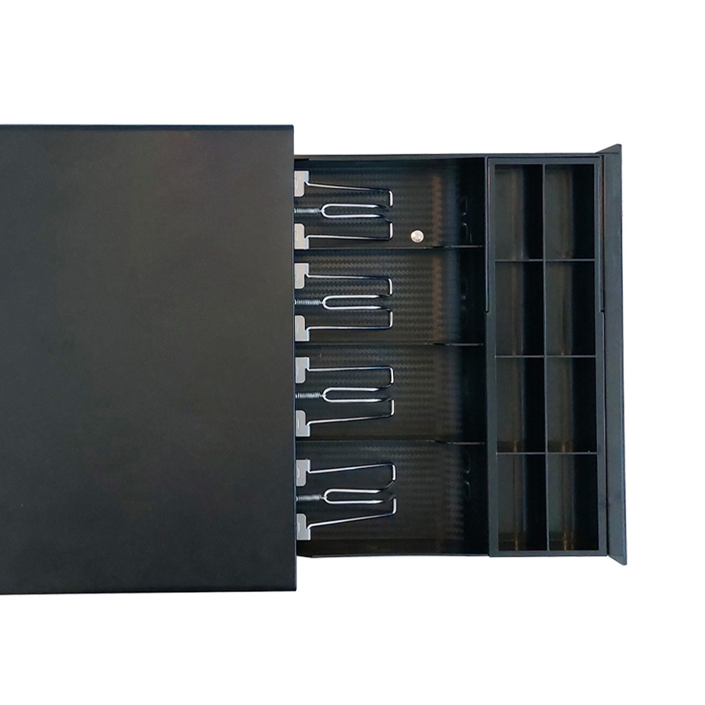 Cajon de Dinero Nextep NE-514, 3.5Kg, 4 Billetes, 8 Monedas, Negro SKU: NE-514