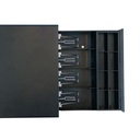 Cajon de Dinero Nextep NE-514, 3.5Kg, 4 Billetes, 8 Monedas, Negro SKU: NE-514