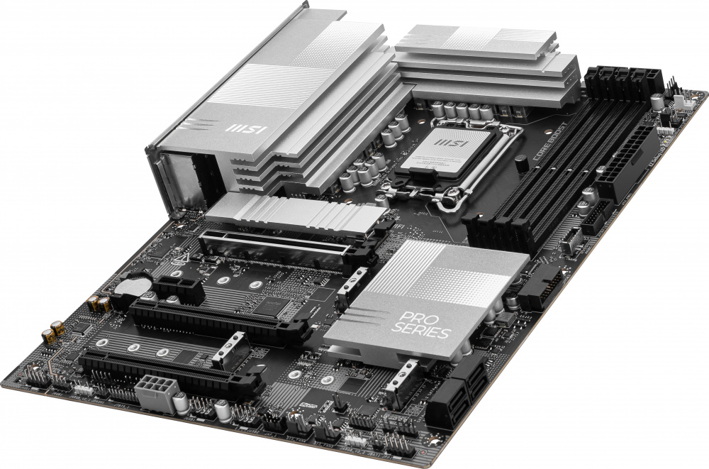 Tarjeta Madre MSI PRO Z890-P WIFI, ATX, LGA 1851, Intel Z890, DDR5, HDMI, DisplayPort, 4x DDR5 UDIMM, Máximo Ram 256GB, M.2 PCIe 4.0, 5.0, Frecuencias Soportadas 9200Mhz - 6400Mhz  para Intel MotherBoard SKU: PRO Z890-P WIFI