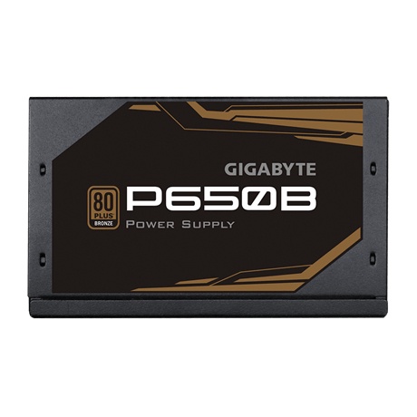 Fuente de Poder Gigabyte P650B 80 PLUS Bronze, 20+4 pin ATX, 120mm, 650W SKU: GP-P650B
