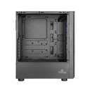 Gabinete Yeyian Ventle Master con Ventana, Midi-Tower, Micro ATX/ATX, USB 2.0/3.0, sin Fuente, Negro ― incluye 3 Ventiladores ARGB SKU: YCH-ATAB-01BK