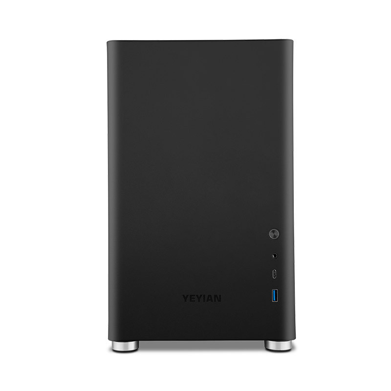 Gabinete Yeyian Hussar con Ventana, Mini Tower, Micro-ATX/Mini-ITX, USB 3.2, sin Fuente, 1 Ventilador RGB Instalado, Negro SKU: YCM-ATXAW-01