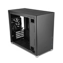 Gabinete Yeyian Hussar con Ventana, Mini Tower, Micro-ATX/Mini-ITX, USB 3.2, sin Fuente, 1 Ventilador RGB Instalado, Negro SKU: YCM-ATXAW-01