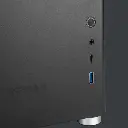 Gabinete Yeyian Hussar con Ventana, Mini Tower, Micro-ATX/Mini-ITX, USB 3.2, sin Fuente, 1 Ventilador RGB Instalado, Negro SKU: YCM-ATXAW-01