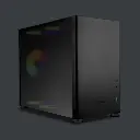Gabinete Yeyian Hussar con Ventana, Mini Tower, Micro-ATX/Mini-ITX, USB 3.2, sin Fuente, 1 Ventilador RGB Instalado, Negro SKU: YCM-ATXAW-01