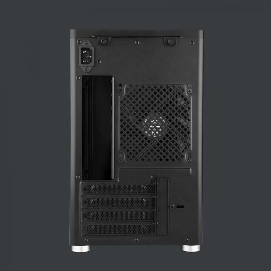 Gabinete Yeyian Hussar con Ventana, Mini Tower, Micro-ATX/Mini-ITX, USB 3.2, sin Fuente, 1 Ventilador RGB Instalado, Negro SKU: YCM-ATXAW-01
