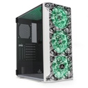 Gabinete Yeyian Hollow 2500 con Ventana RGB, Midi-Tower, ATX/EATX/ITX/Micro ATX, USB 3.0, sin Fuente, Negro/Blanco SKU: YGH-49704