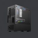 Gabinete Yeyian Haizen 2500 con Ventana, Midi-Tower, Micro ATX/Mini-ATX, USB 3.0, sin Fuente, 3 Ventiladores ARGB Instalados, Negro SKU: YCH-041520