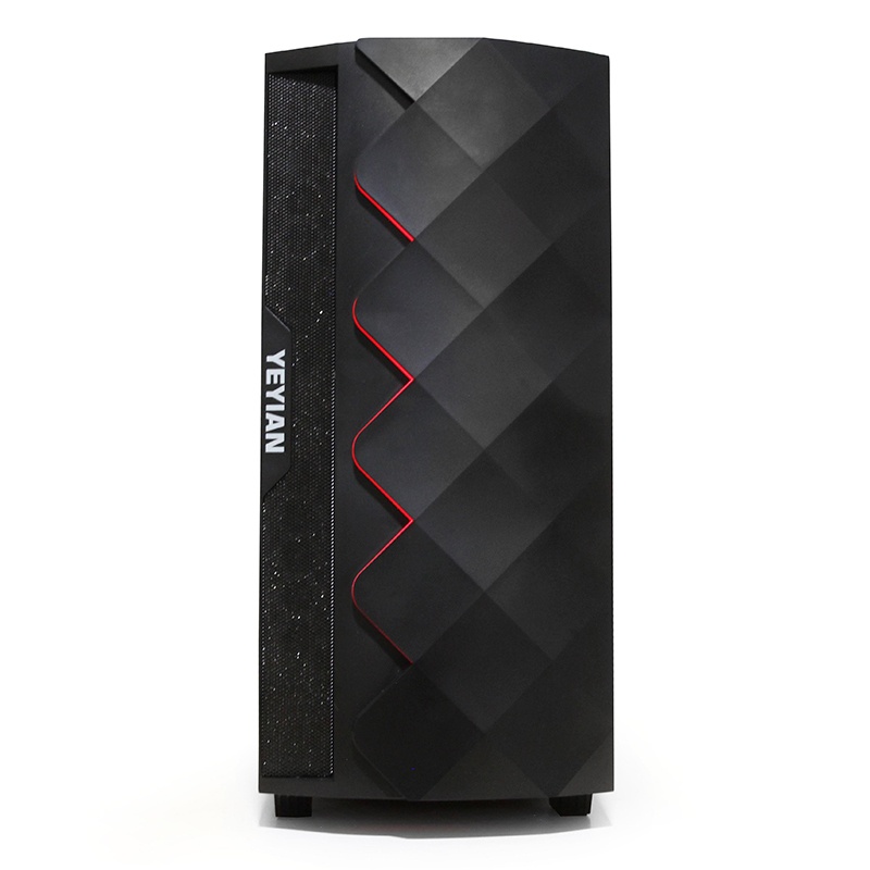 Gabinete Yeyian ABYSS 2500 con Ventana RGB, Midi-Tower, ATX/EATX/ITX/Micro ATX, USB 3.0, sin Fuente, Negro SKU: YGA-49701