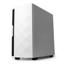 Gabinete Yeyian ABYSS 2500 con Ventana RGB, Midi-Tower, ATX/EATX/ITX/Micro ATX, USB 3.0, sin Fuente, Negro/Blanco SKU: YGA-49702