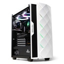 Gabinete Yeyian ABYSS 2500 con Ventana RGB, Midi-Tower, ATX/EATX/ITX/Micro ATX, USB 3.0, sin Fuente, Negro/Blanco SKU: YGA-49702