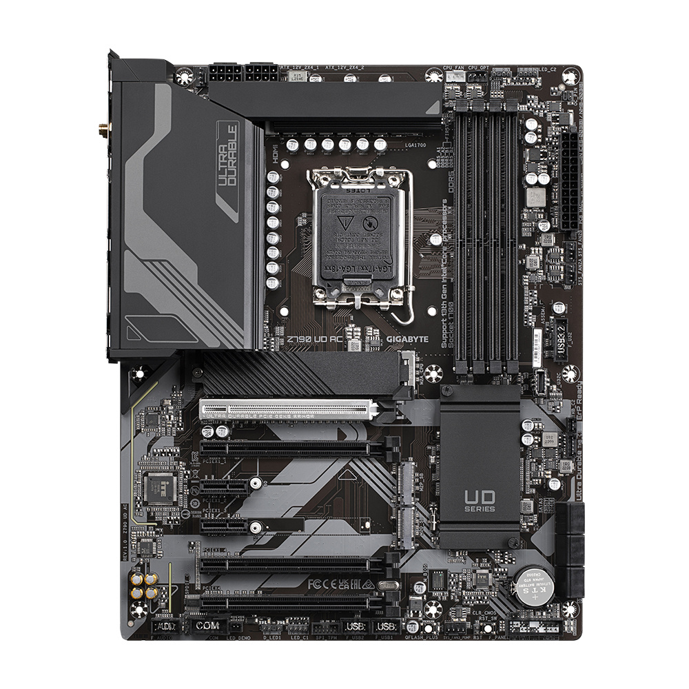 Tarjeta Madre Gigabyte Z790 UD AC, S-1700, Intel Z790, HDMI, DisplayPort, 4 x DIMM, Max. 256GB, DDR5 7600Mhz para Intel Motherboard, ATX, Sop. Gen. 12va, 13va, 14va. SKU: Z790 UD AC