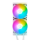 Game Factor LQG601 Enfriamiento Líquido para CPU, 2x 120mm, hasta 2550RPM, Blanco SKU: LQG601-WH